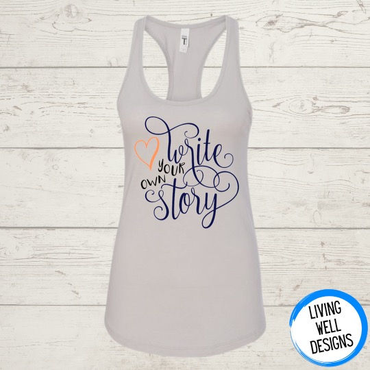 Write Your Own Story Racerback Tank