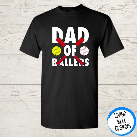 Dad of Ballers Unisex T-Shirts
