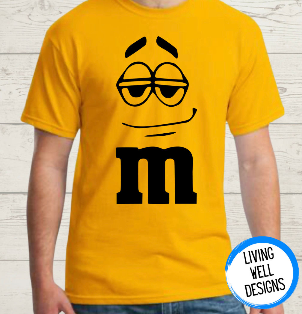Yellow M&M T-Shirts and Sweatshirts