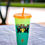 Thumbnail:  Lime Green and Orange Color Changing 16 ounce Plastic Tumbler