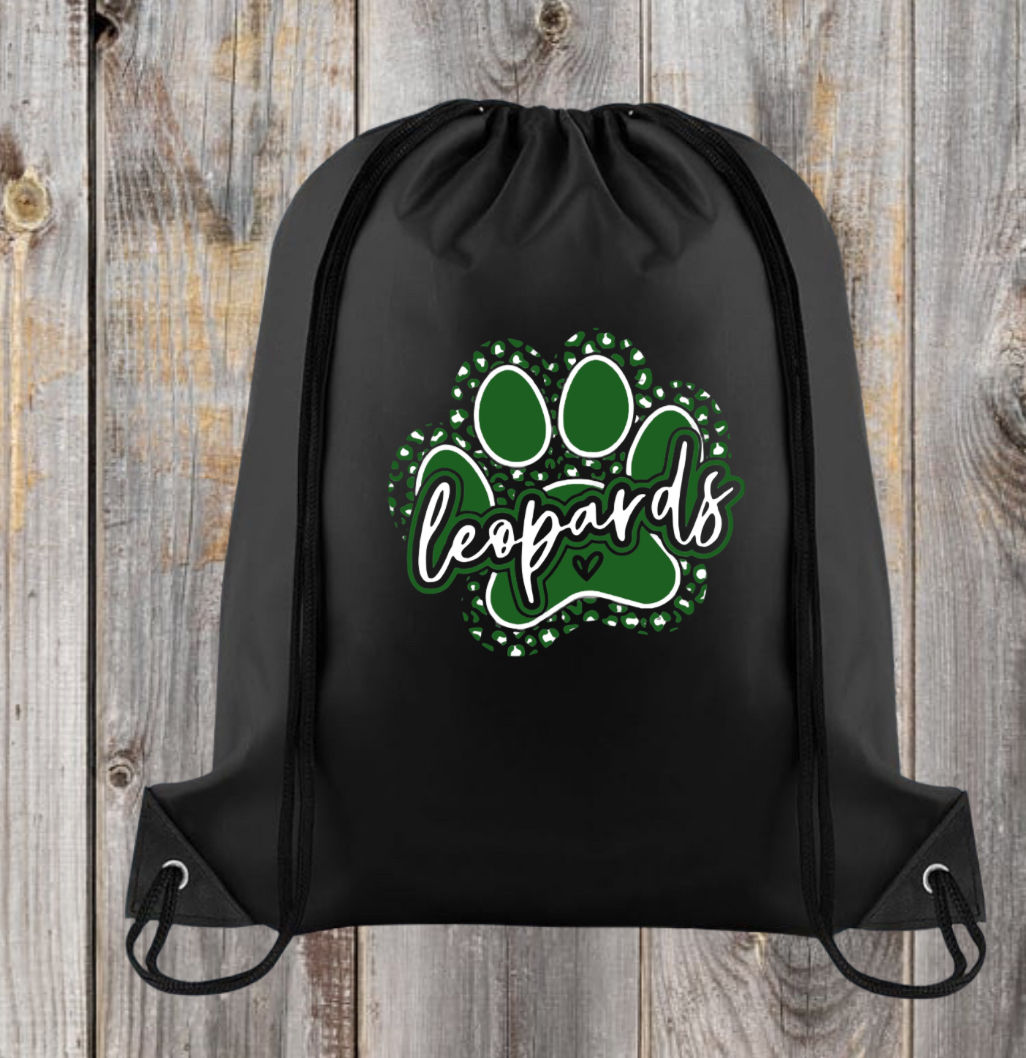 Lowell Leopards Drawstring Canvas Bag