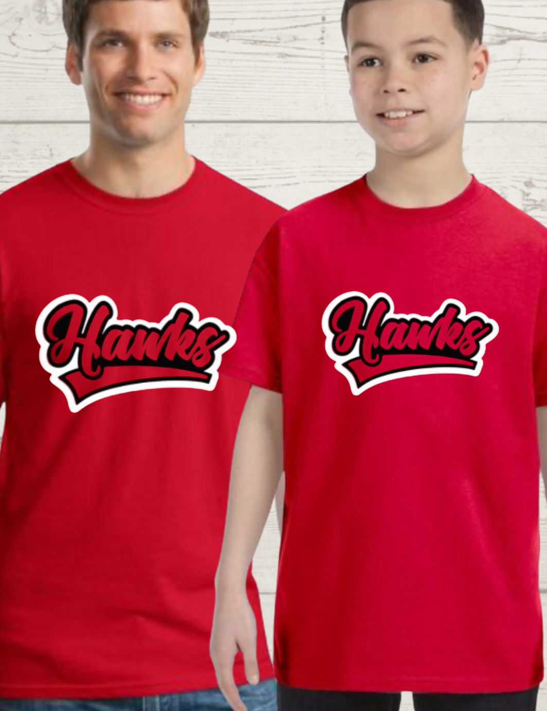 Hawks Penant T-Shirts and Sweatshirt