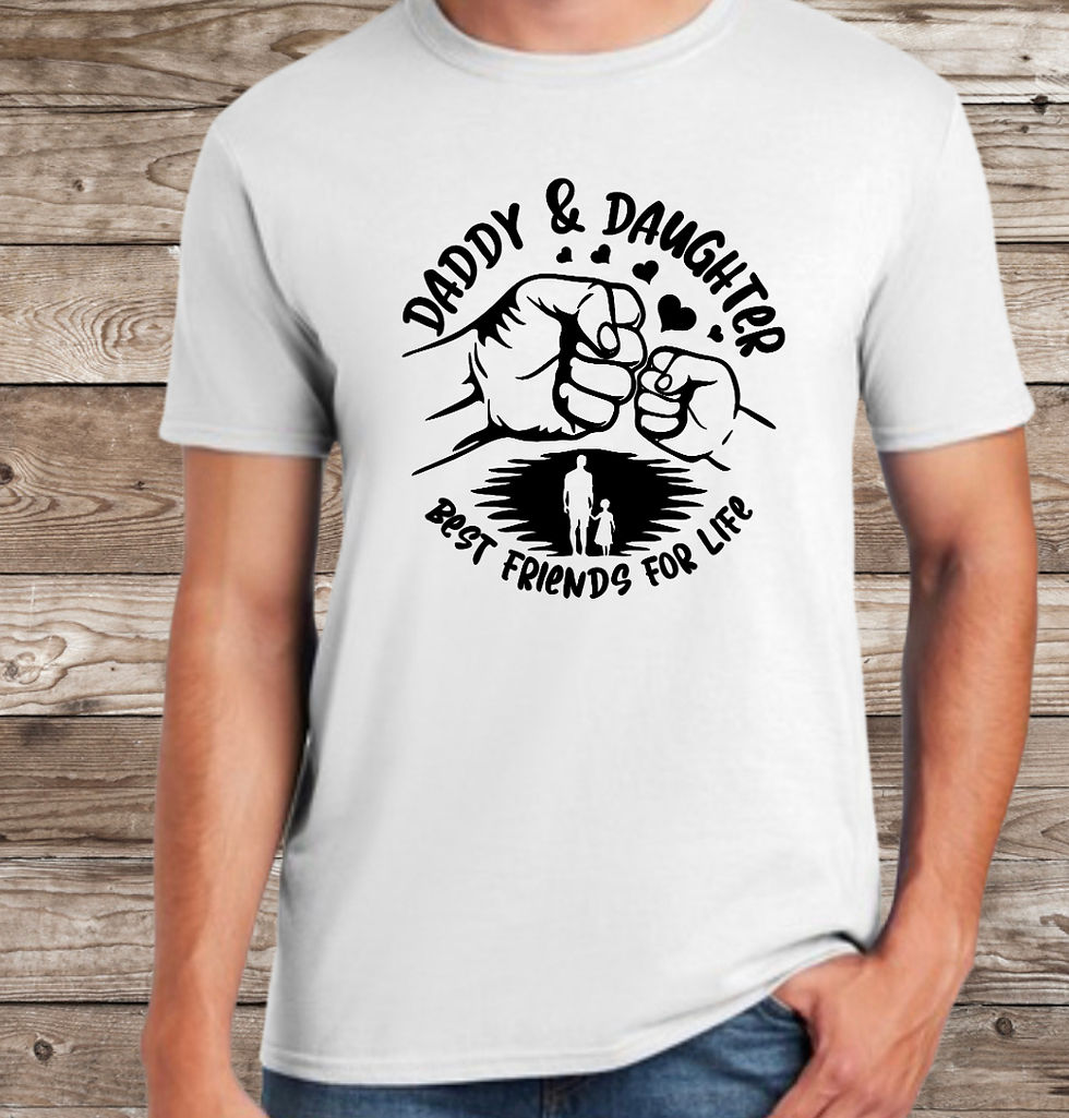 Thumbnail: Daddy and Daughter Softstyle Shortsleeved T-Shirt 