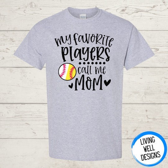 Favorite Players call me Mom Unisex T-Shirts