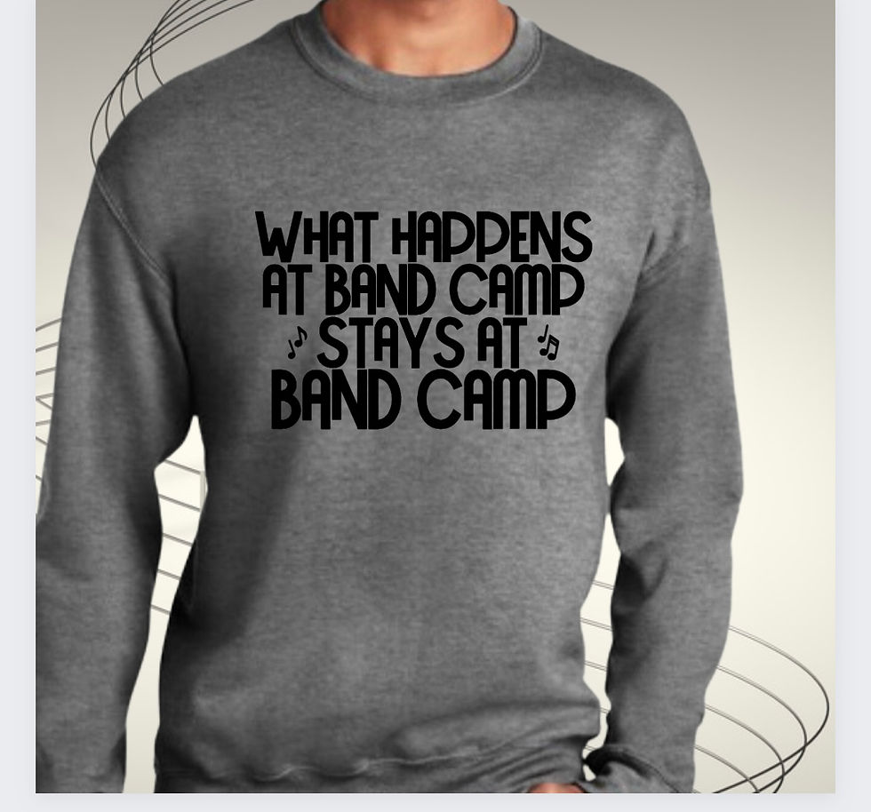 Thumbnail: what Happens At Band Camp Stay At Band Camp T-Shirts and Sweatshirts