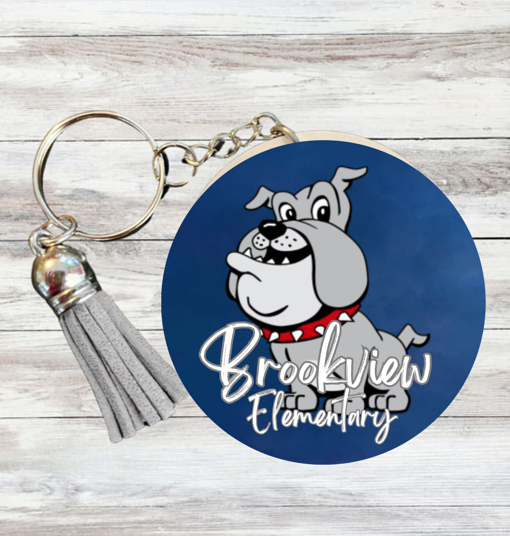 What A Good Bulldog Keychain 