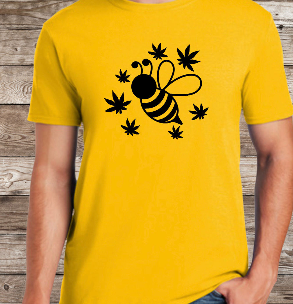 Bee with Stars Softstyle Shortsleeved T-Shirt