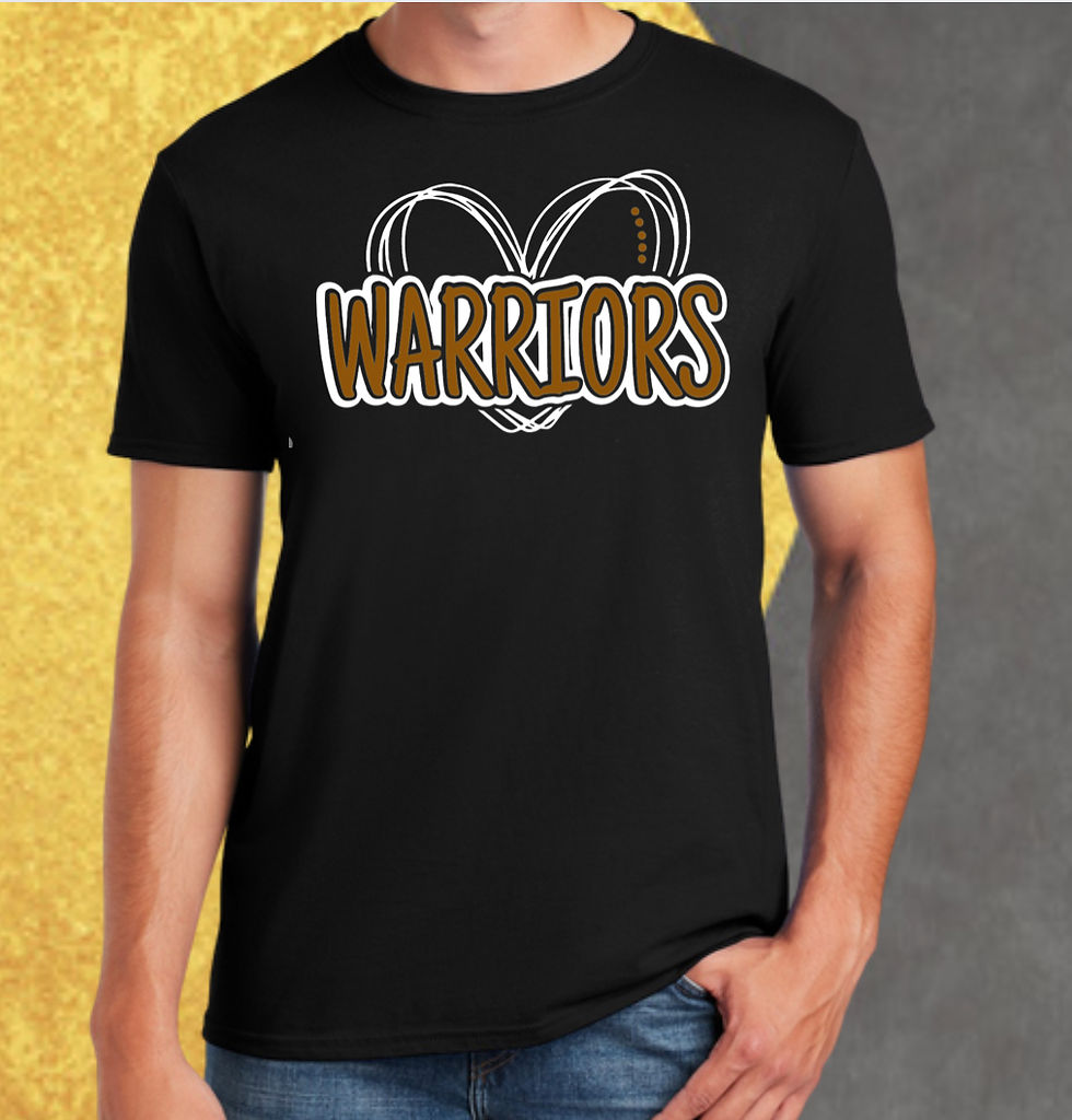 Thumbnail: Warriors Heart Crewneck T-Shirt
