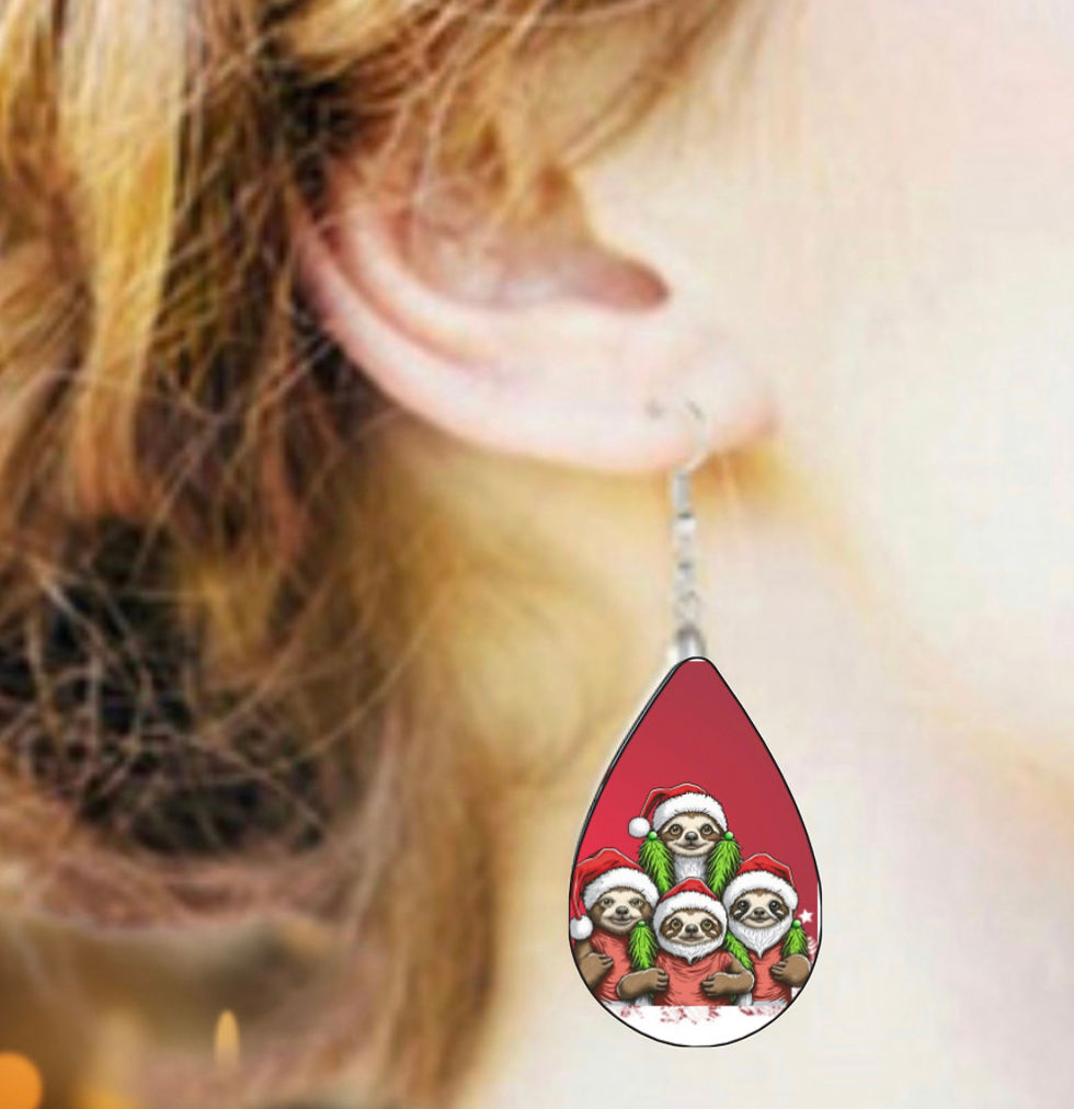 Thumbnail: Just Slothing Around Dangle Earrings