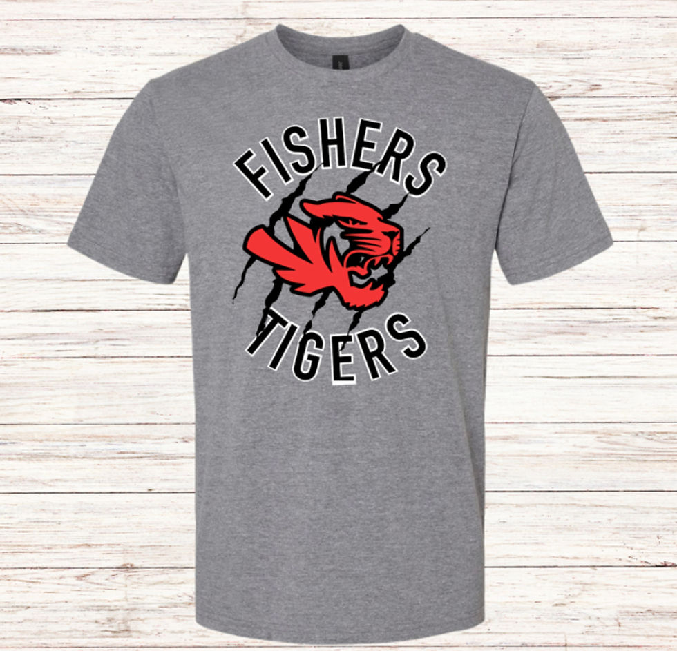 Fishers Tiger’s Head T-Shirts and Sweatshirts