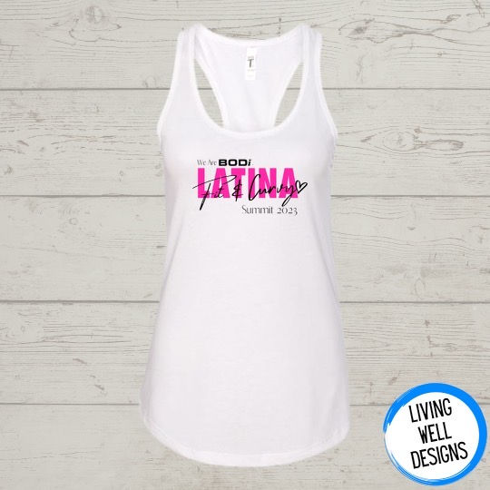 Team Latina Fit & Curvy Summit Women's Racerback Tank