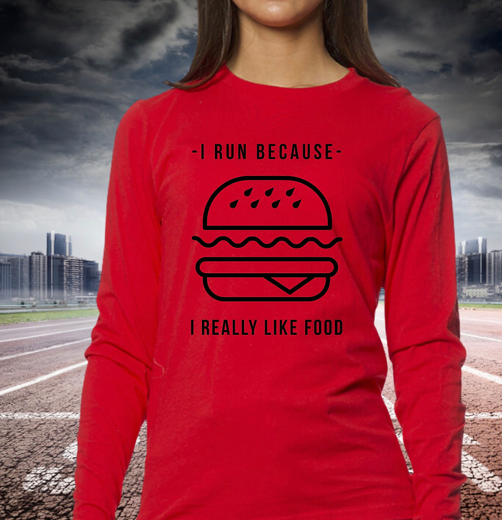Thumbnail: I Run Because I Really Like Food Tank, T-Shirts and Sweatshirts 