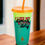 Thumbnail:  Lime Green and Orange Color Changing 16 ounce Plastic Tumbler