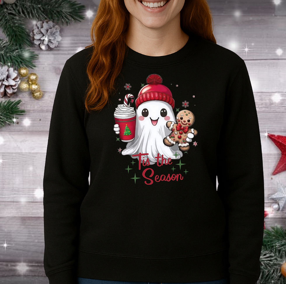 Ghosty Tis The Season T-Shirts and Sweatshirts