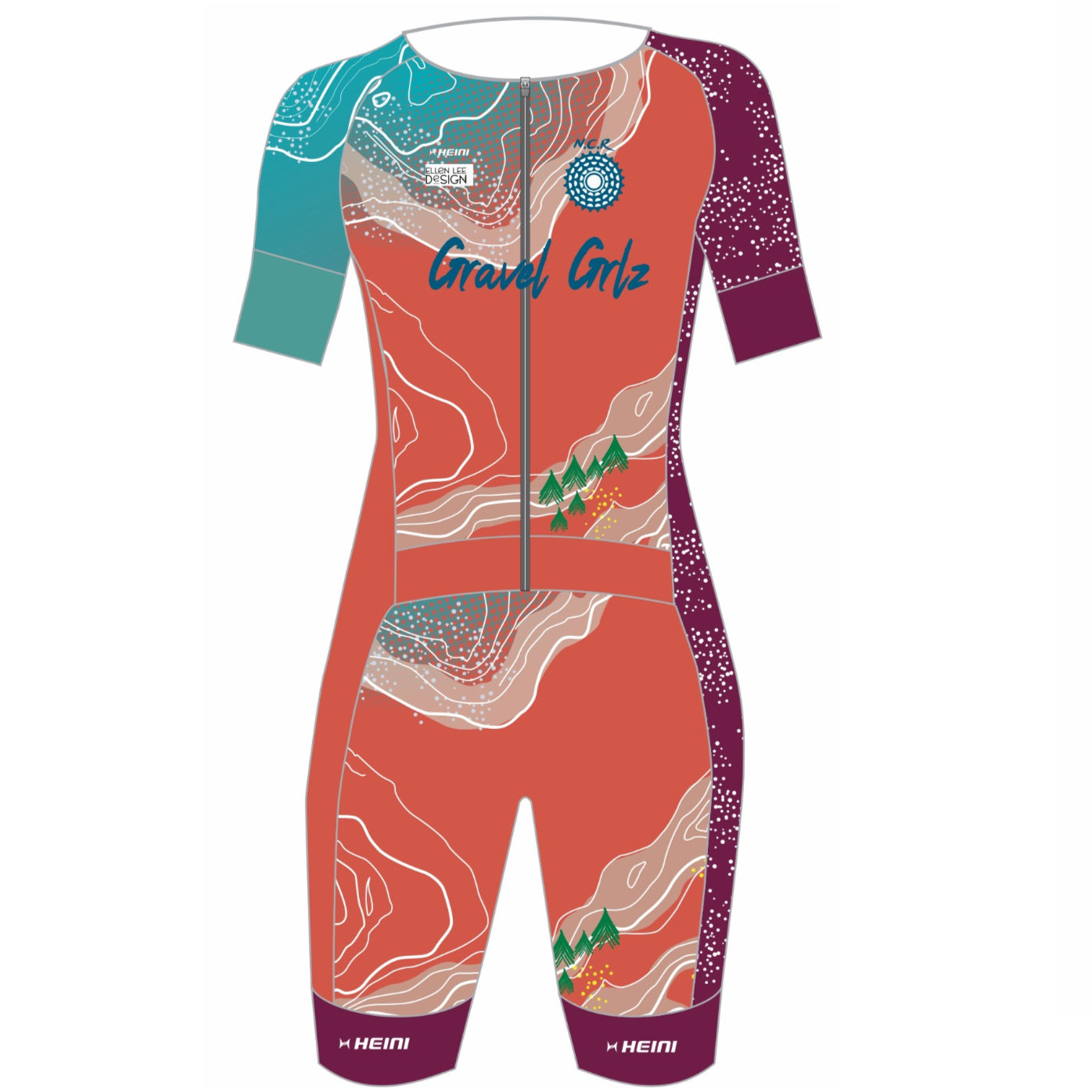 TRI EVO BUTTERFLY SUIT WOMEN - GRAVEL GRLZ 2024