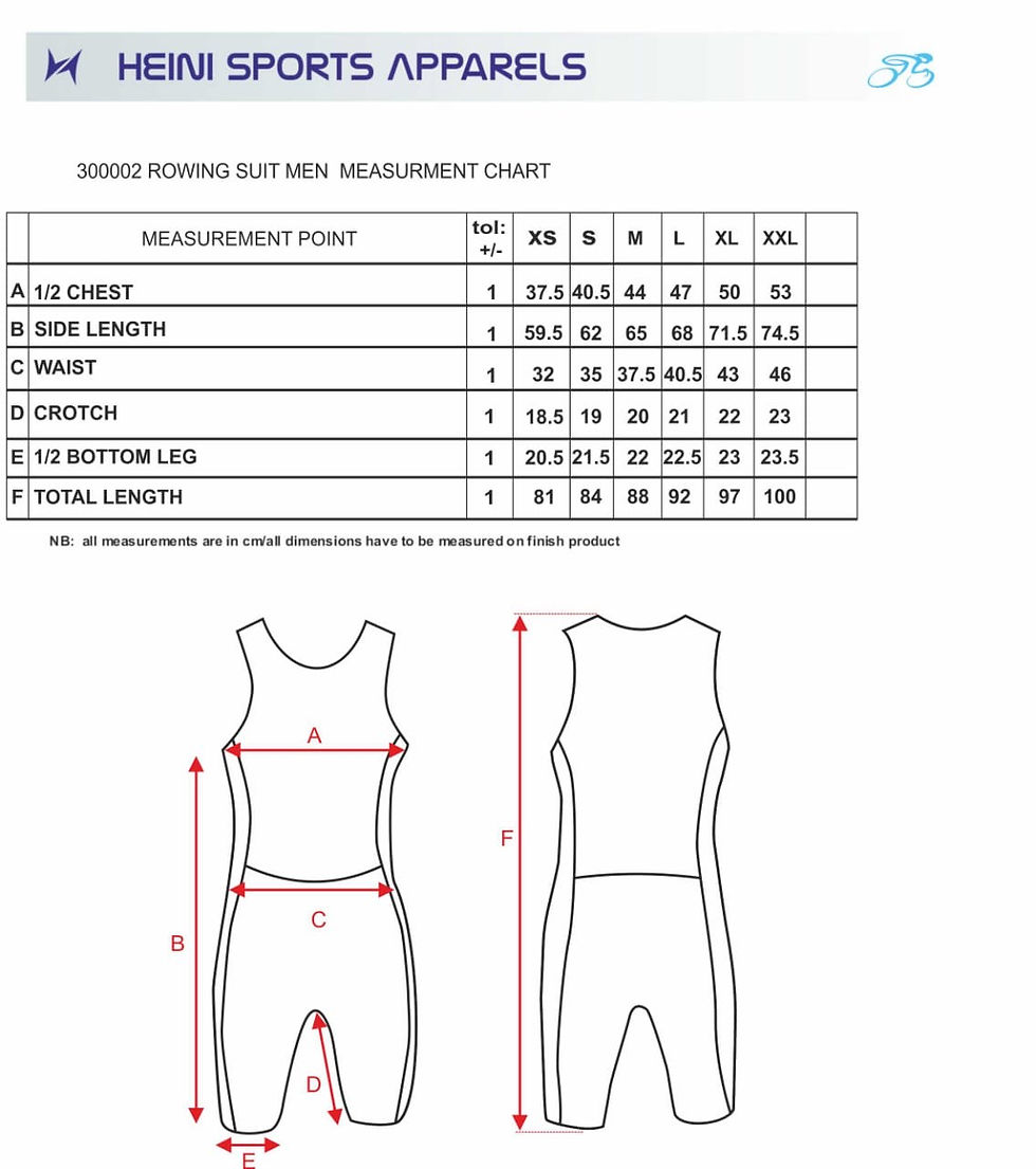 Miniature : ROWING SUIT PRO - MEN - NOVA SCOTIA MASTERS ROWING