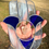 Thumbnail: Whispy white + cobalt blue hamsa with quartz