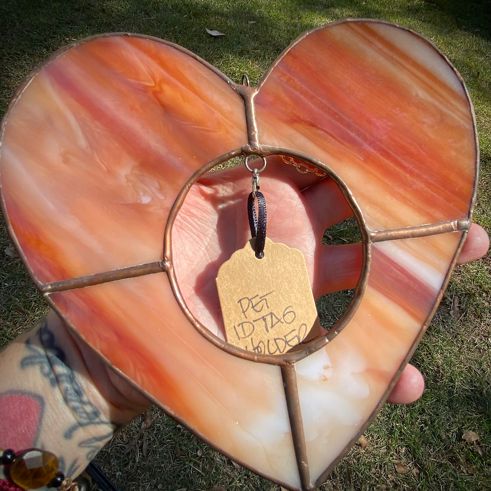 Thumbnail: Amber pet ID tag holder