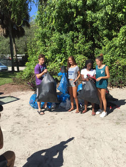Ocean Conservancy team took a picture 
