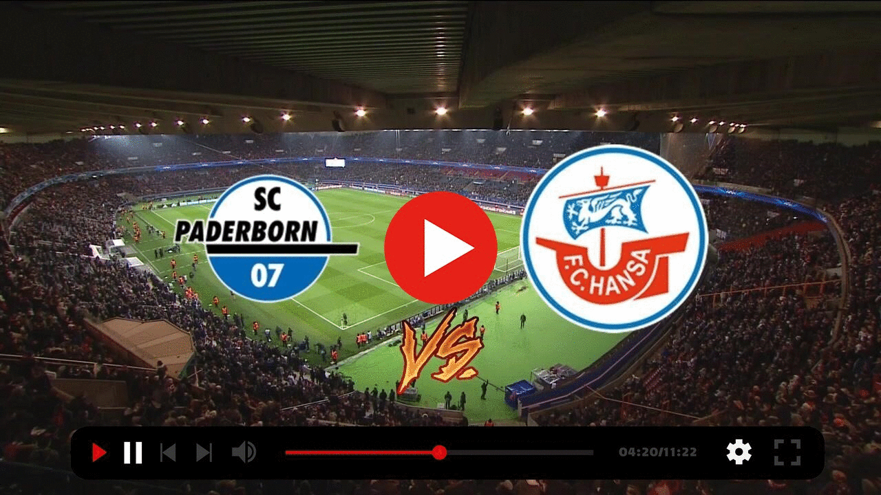 Paderborn gegen Hansa im live tv stream 15/12/2023 Live anse | Market ...