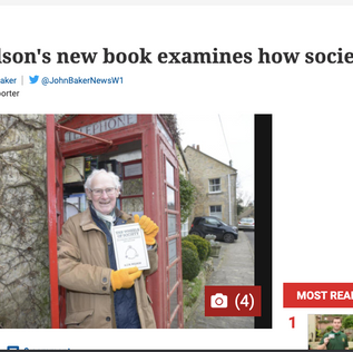 Tony Wilson and his book The Wheels of Society in The Wiltshire Times! 