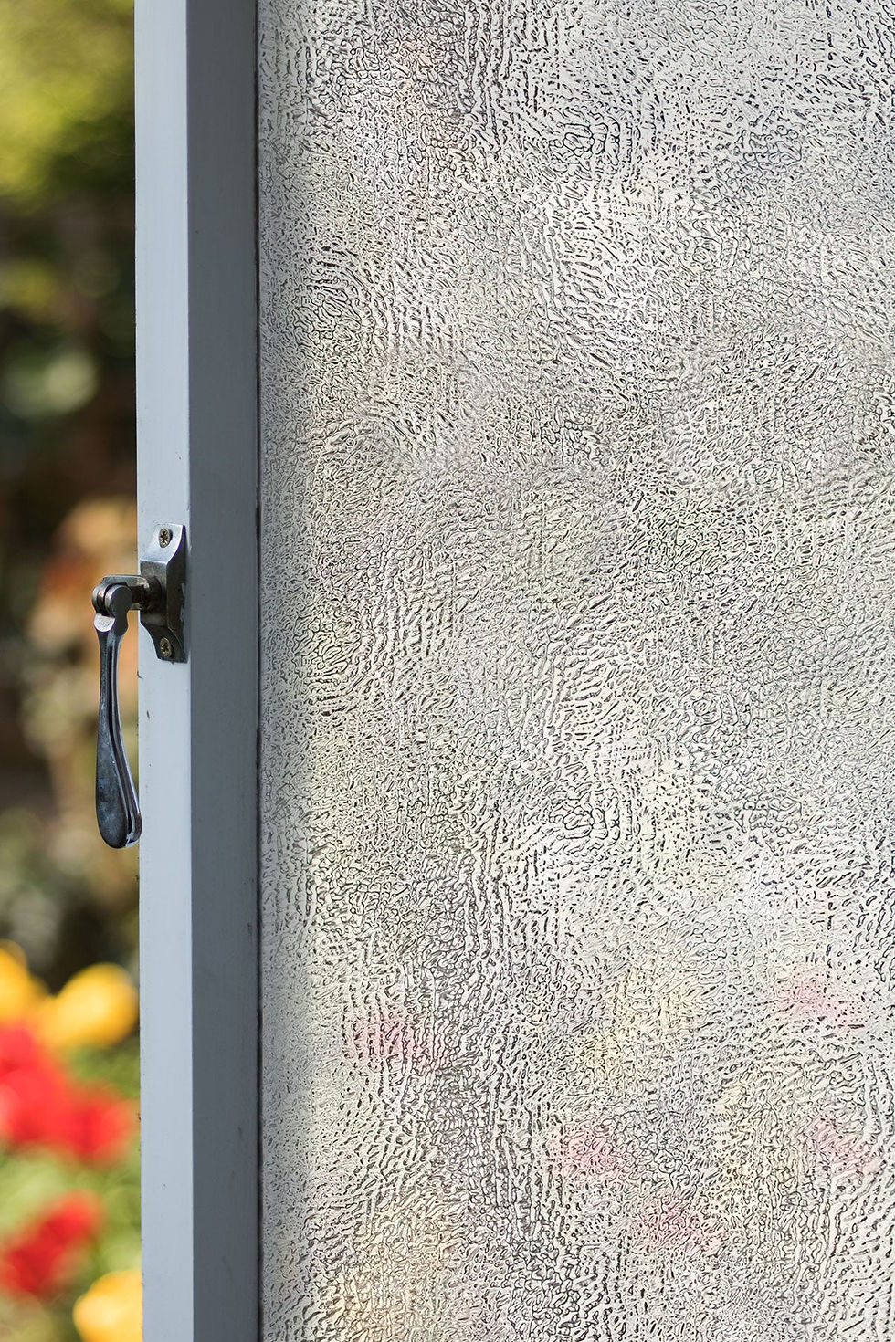 Textured window film