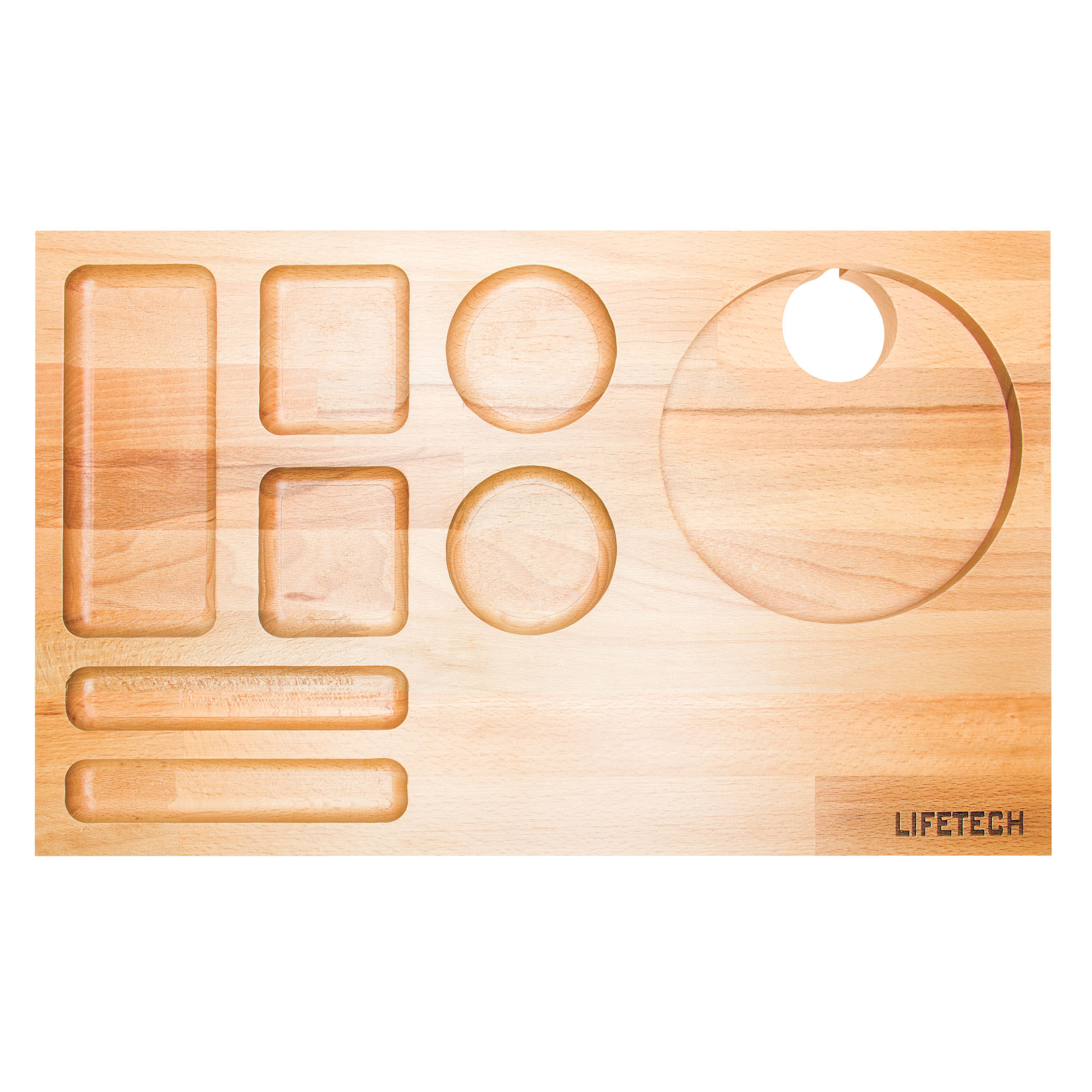 LIFETECH MEGA AHŞAP KARŞILAMA TEPSİSİ