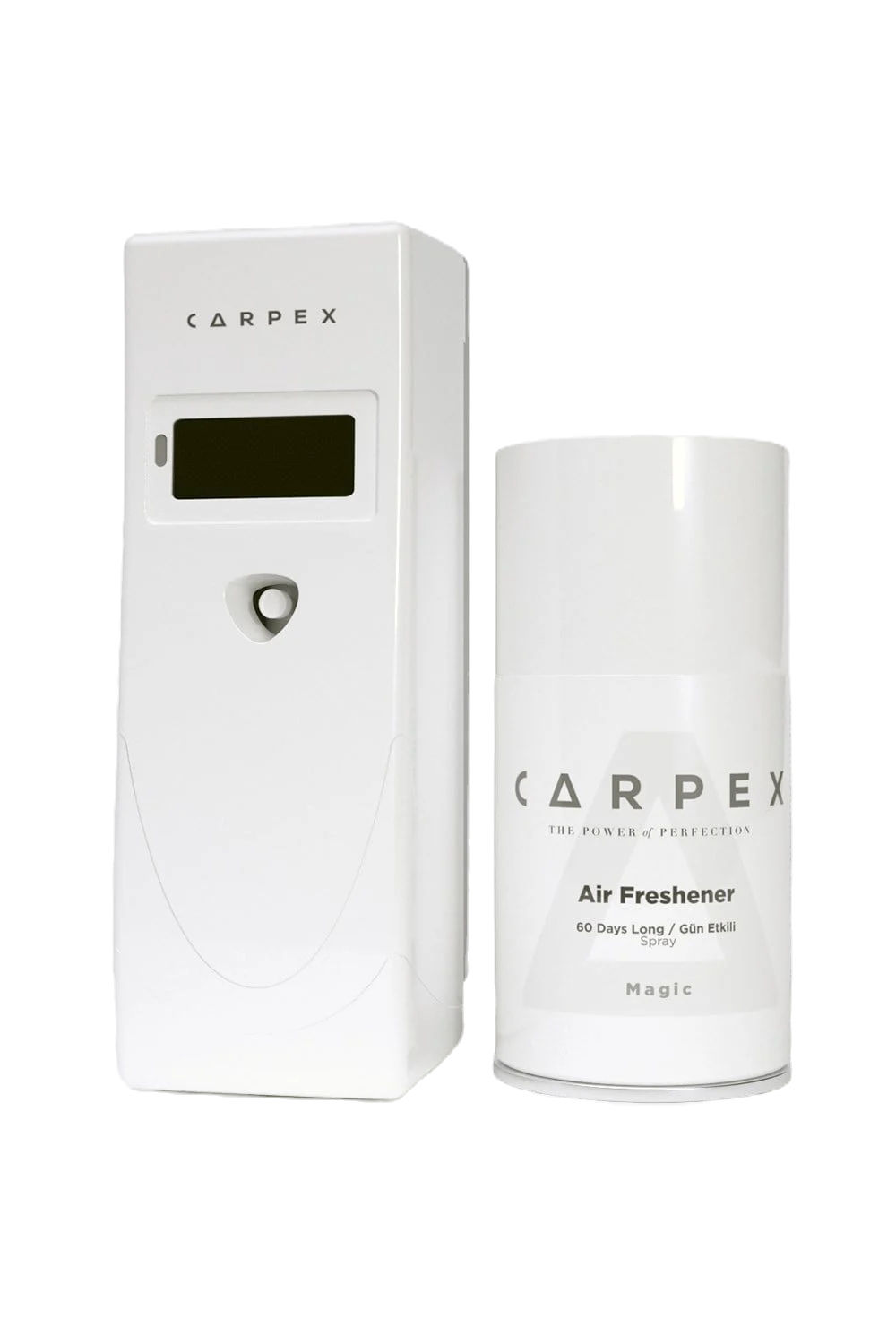 DİJİTAL SPREYMATİK + 250 ML AERESOL SPREY -CARPEX- DİL 05: TR-İNG SPREY KOKU 21: