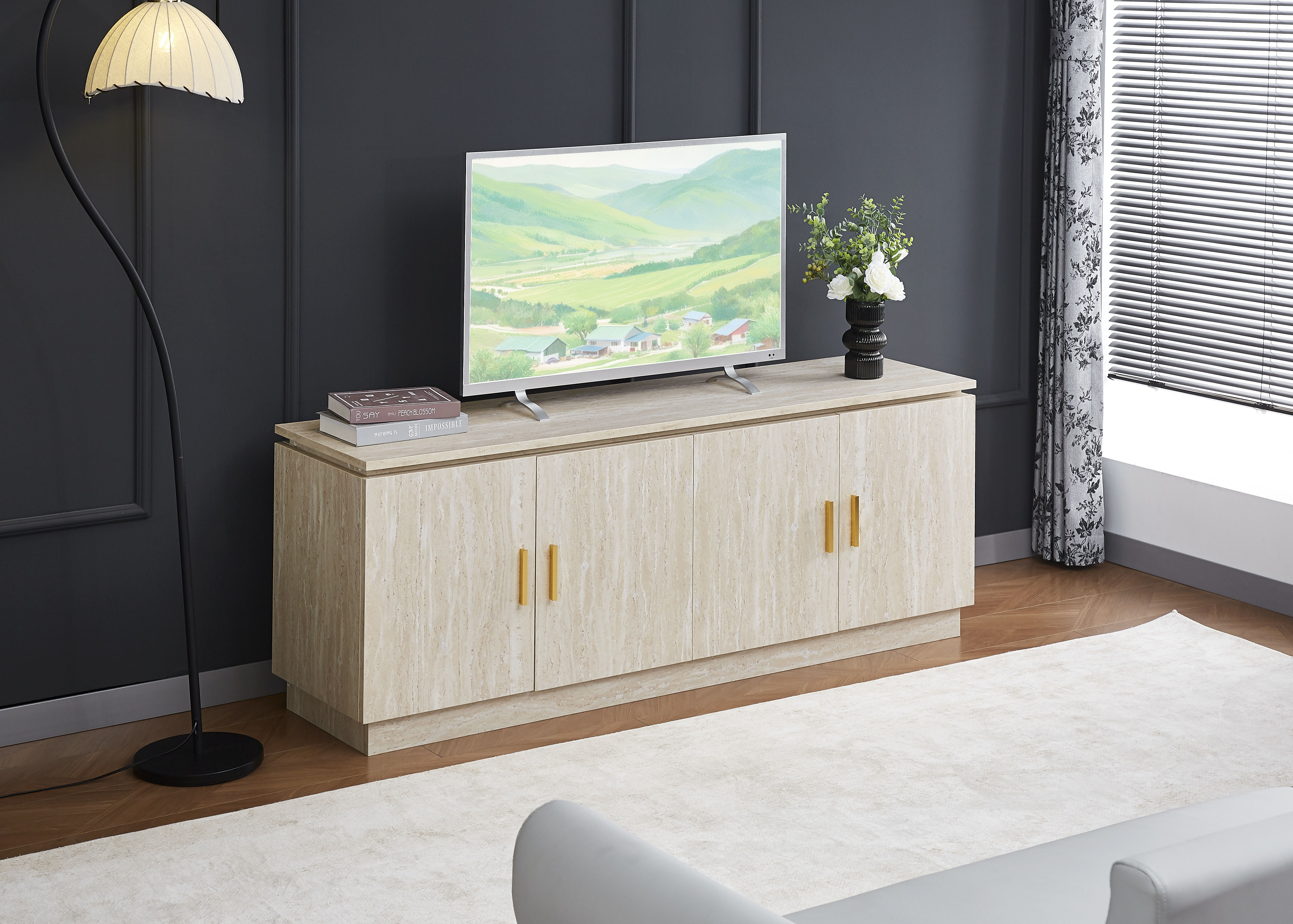 Meuble TV baieta beige