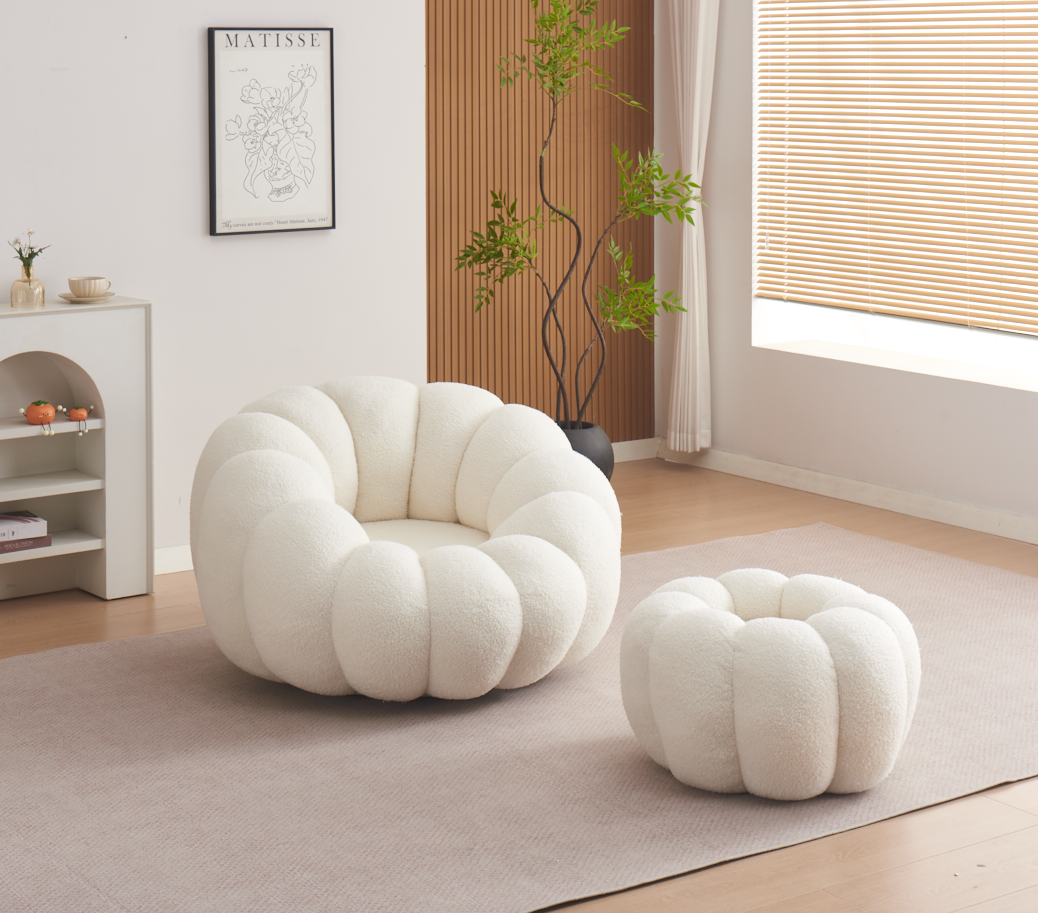 Fauteuil Cocoon+ Pouf