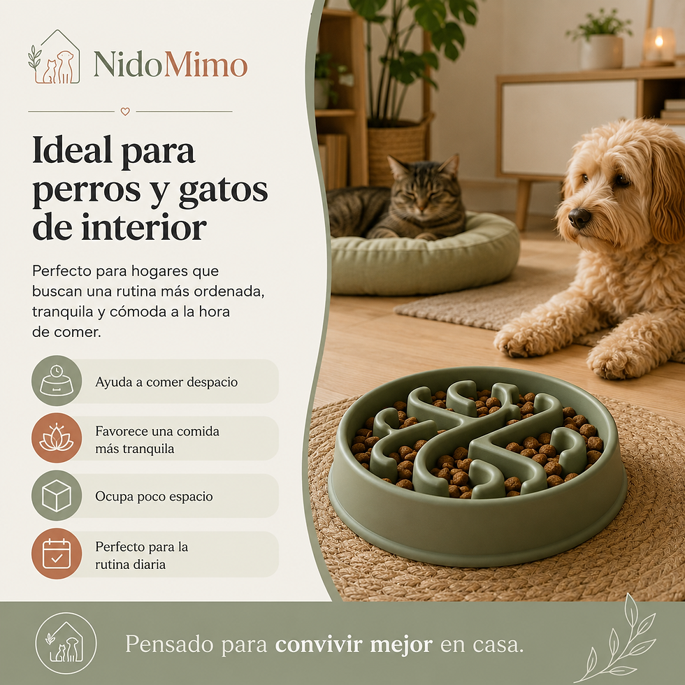 Miniatura: Comedero lento de silicona para perros y gatos