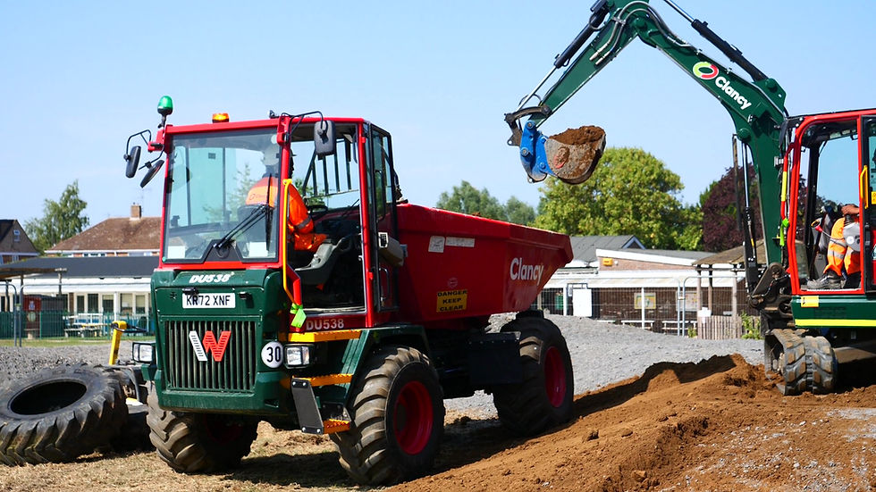 EKFB completes running track for Broughton Junior School 