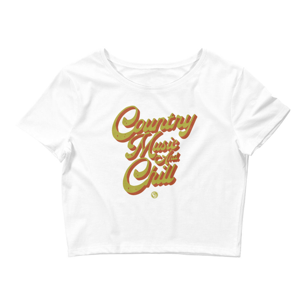 Country Music & Chill Crop Top