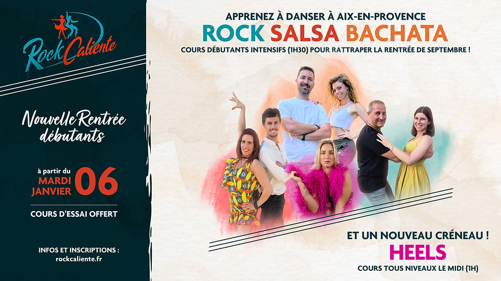 La nouvelle rentrée dansante à Aix-en-Provence arrive bientôt à Rock'Caliente !