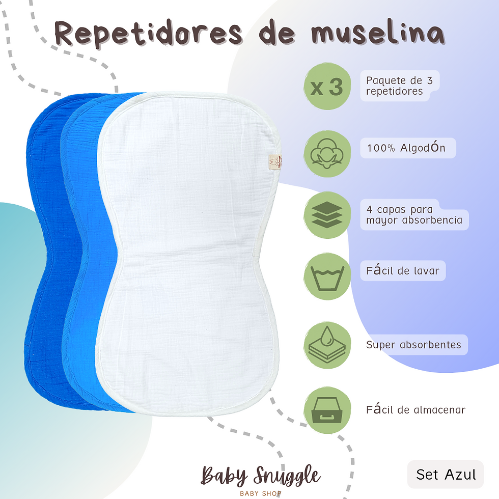 Miniatura: Set de repetidores - Azul 3 pzs