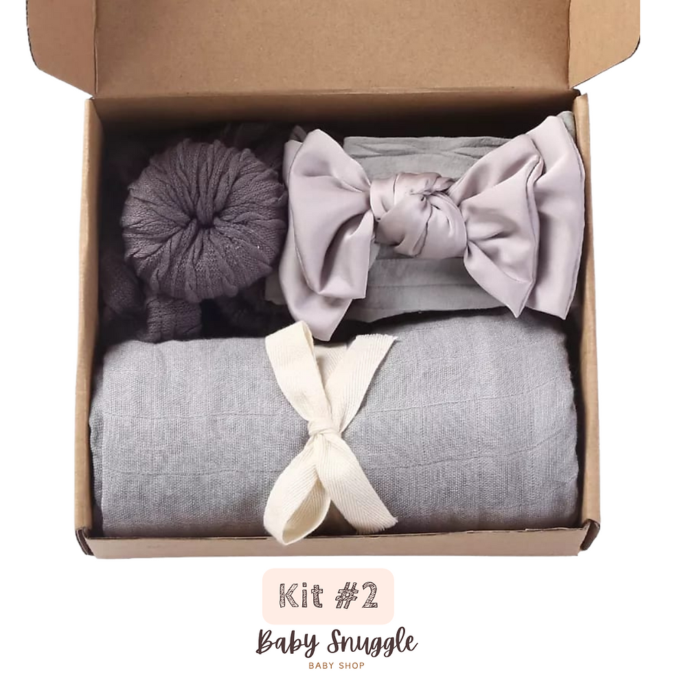 Kit 2 - Muselina, Turbante y Diadema