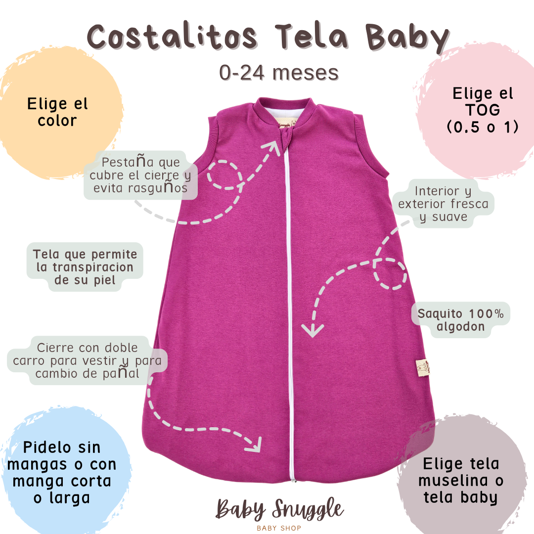 Costalito - Tela Baby 100% algodon