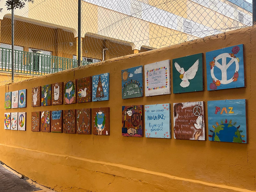 Nuestra obra de arte colectiva. 🧩🕊️