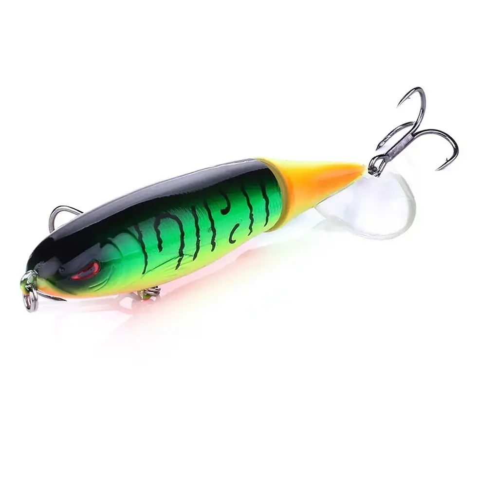 Thumbnail: 1pcs 10cm 14cm Topwater Spinner Fishing Lure Popper Artificial Pencil Hard Bait