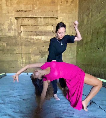 Maria Palomino Kundalini Activation Facilitator Training With Student