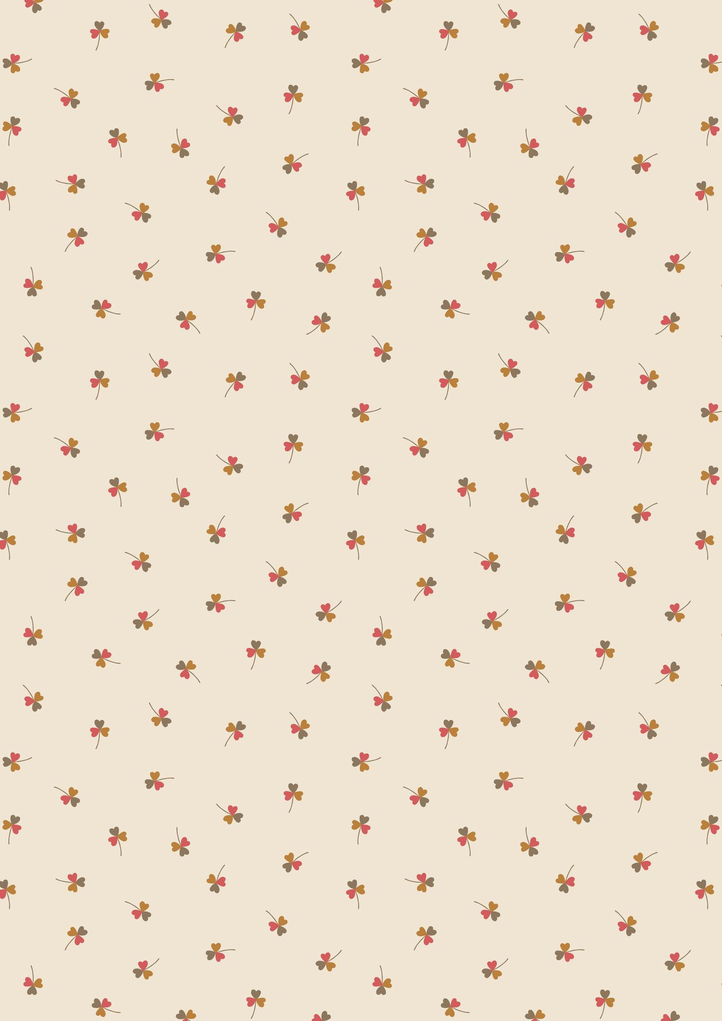 Lewis and Irene - Clover on cream