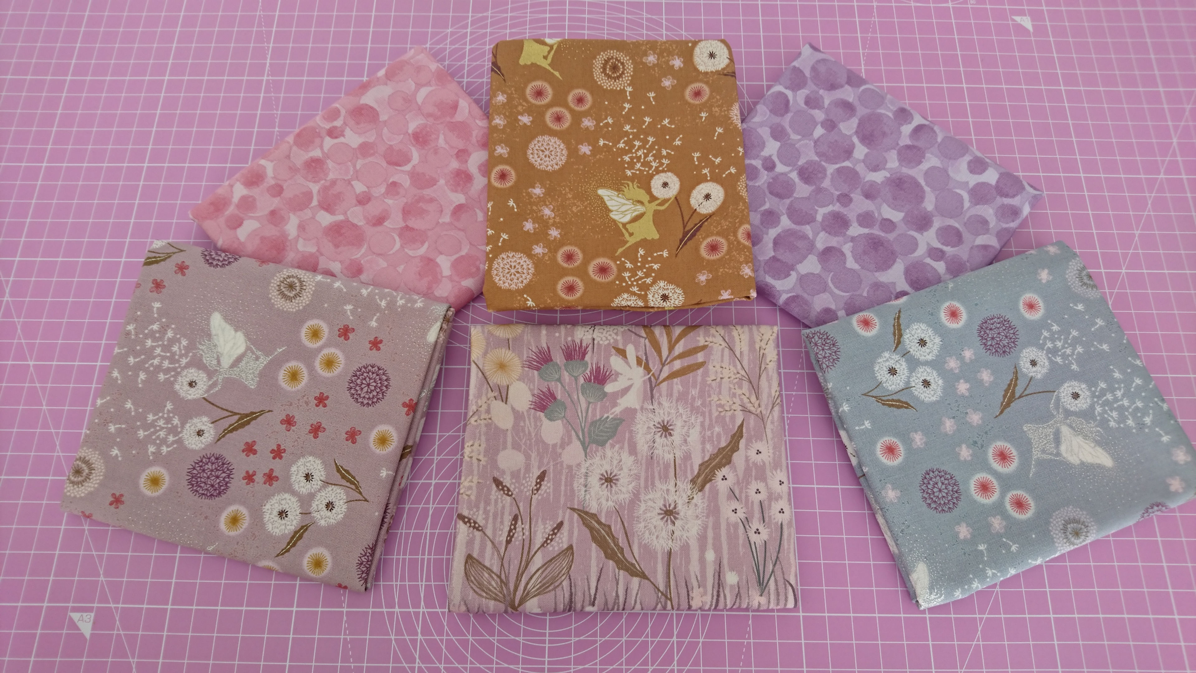 Fairy Clocks Fat Quarter Bundle 2