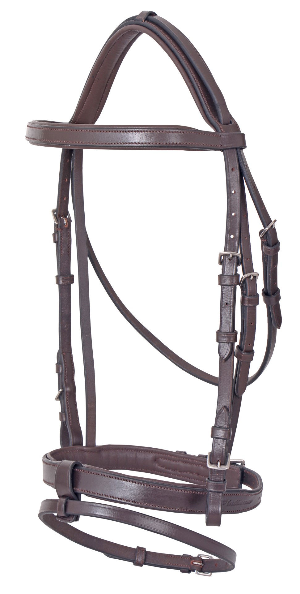 Thumbnail: Platinum Flat Padded Hanoverian Bridle