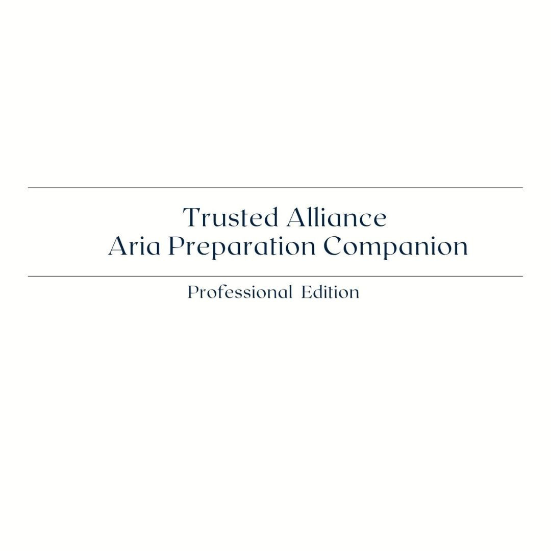 Aria Preparation Companion - Professional Edition (Young Artist's/Professionals)