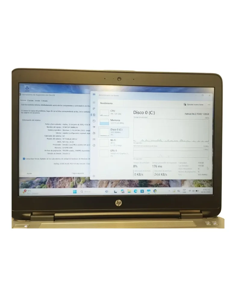 HP | Venta de computadores de segunda bogotá y computadores usados |HP PROBOOK 640 G2 I5-6300U 128 SSD 8 GB