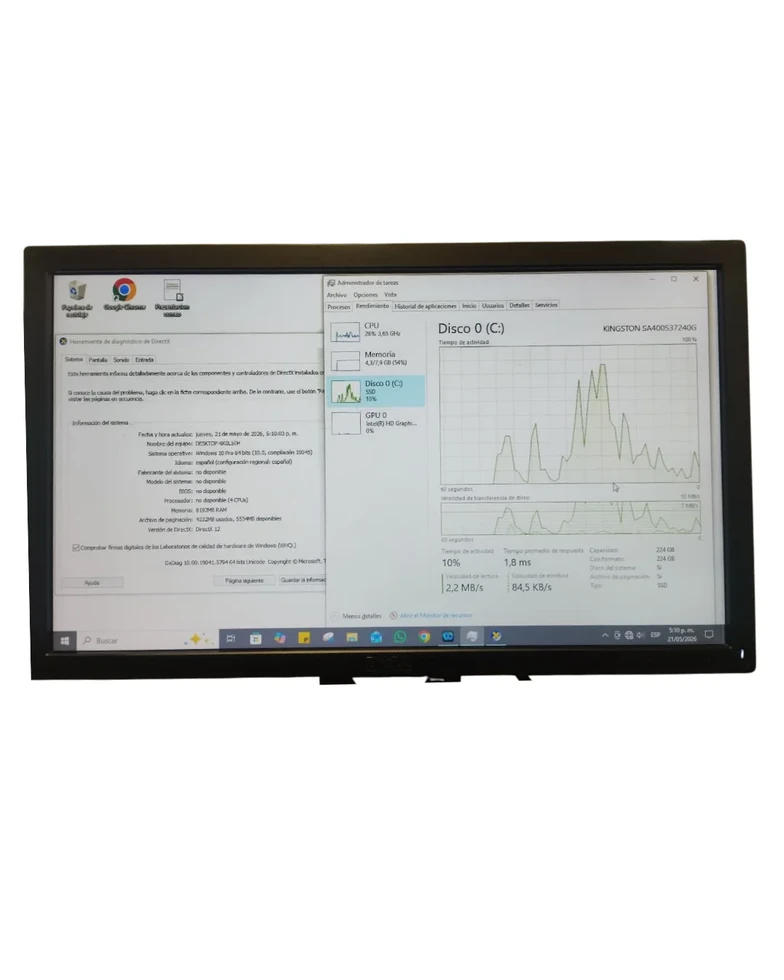 pcypartes | Venta de computadores de segunda bogotá y computadores | EQUIPO COMPLETO DELL OPTIPLEX 3050 I5-7500 8 GB 256 SSD