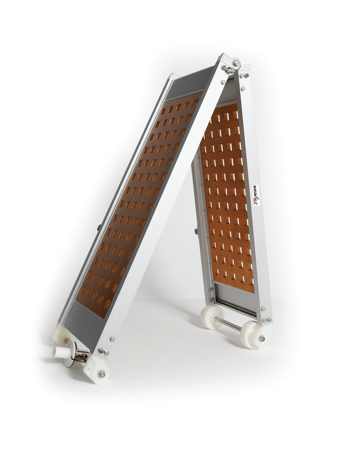 Foldable Wooden/Alumin. Gangway/Passerelle 78.7"x13.78" (200x35 cm)