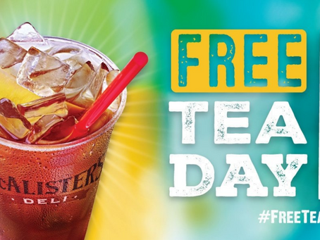 Hip Hip Hooray for FREE TEA DAY!