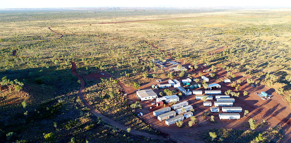 Remote mine camp