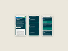 Climate toolkit mobile mockup